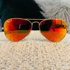 Ray-Ban Polarized Aviator Flash Lenses RB3025